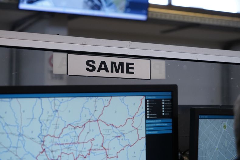 SAME 105 se integró al Centro de Comando Unificado para coordinar emergencias a través del 911