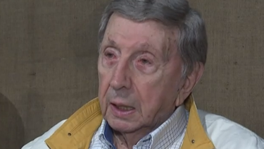 El humorista y actor argentino Luis Landriscina, de 88 años, habló con Telenoche en la Fiesta de la Patria Gaucha.