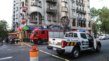 Dos niños con respiración asistida tras incendio en hotel