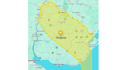 Advertencia amarilla de Inumet.&nbsp;