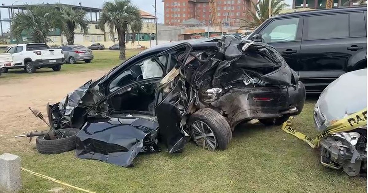 Un hombre murió en choque entre un auto y una camioneta cerca del puente de La Barra