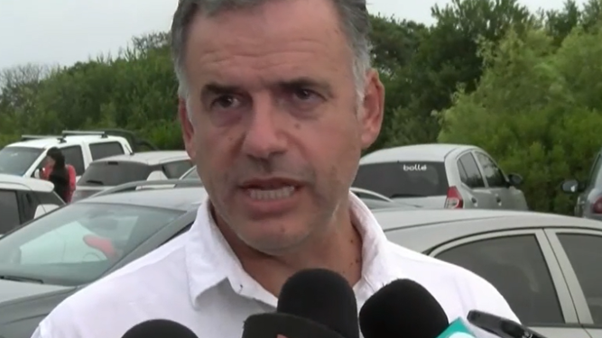 Precandidato del Frente Amplio a la Presidencia, Yamandú Orsi.