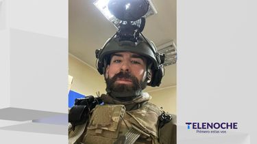 Teddy, soldado uruguayo en Ucrania.&nbsp;