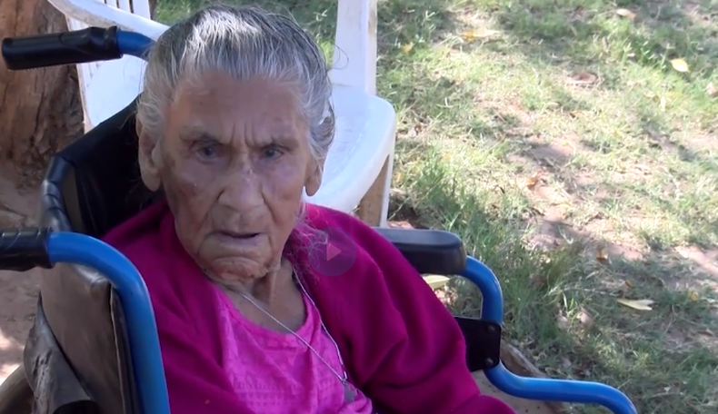 María, de Blanquillo, tiene 112 años.