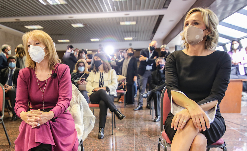 Carolina Cosse y Laura Raffo.
