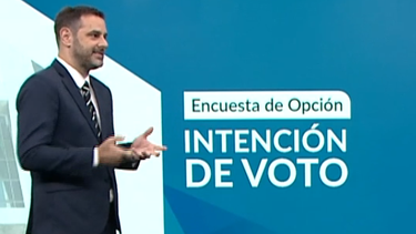 El director de Opinión Pública y Estudios Sociales de Opción Consultores, Rafael Porzecanski, en Telenoche.