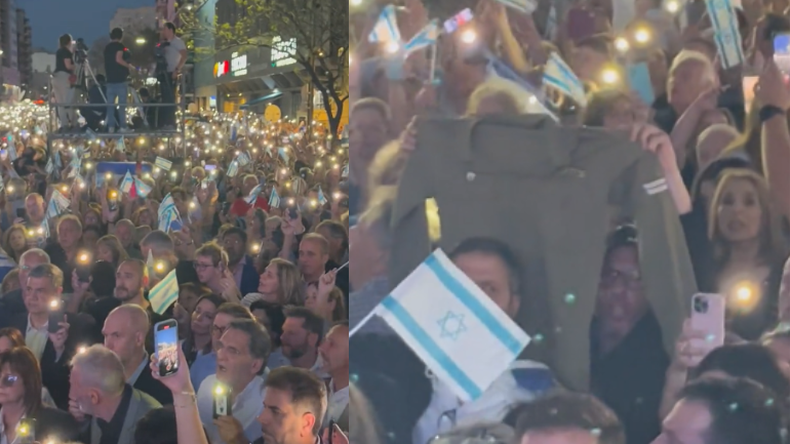 Muchos países se unen en apoyo a Israel, anteriormente se hizo una marcha en Buenos Aires.