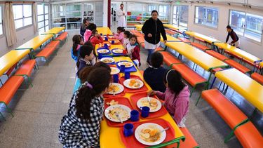 Alimentación en escuelas públicas.