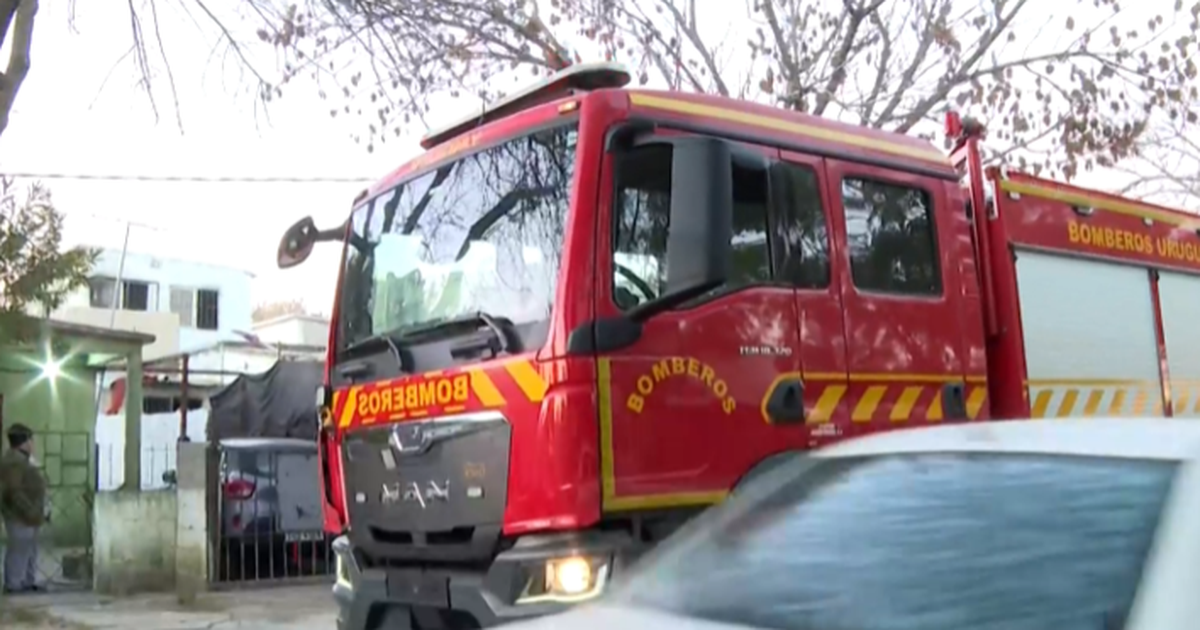 Incendio en una vivienda de Casabó: el fuego se habría originado por una estufa eléctrica