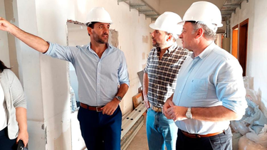 Ministro Martín Lema y secretario de Presidencia, Alvaro Delgado.