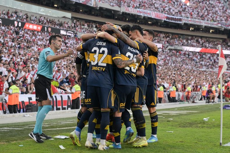 Boca Juniors le ganó a River Plate 1-0 como visitante y quedó tercero en su serie