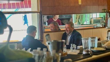 Bergara almorzó con Orsi en la Ciudad Vieja.&nbsp;