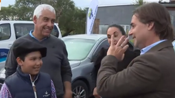 El pedido de un niño de Soca al presidente Luis Lacalle Pou