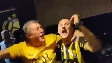 Salgado declaró en Fiscalía por video con cánticos violentos.