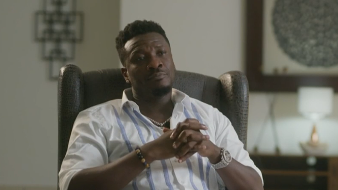 El futbolista ghanés Asamoah Gyan.