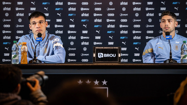 Los jugadores Federico Valverde y Manuel Ugarte hablaron este jueves en conferencia de prensa previo al partido de Uruguay - Chile.