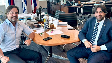 Lacalle Pou planteó a Metediera activar comisión por inundaciones del río Santa Lucía