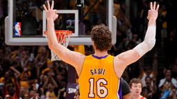 Pau Gasol será homenajeado por los Lakers.