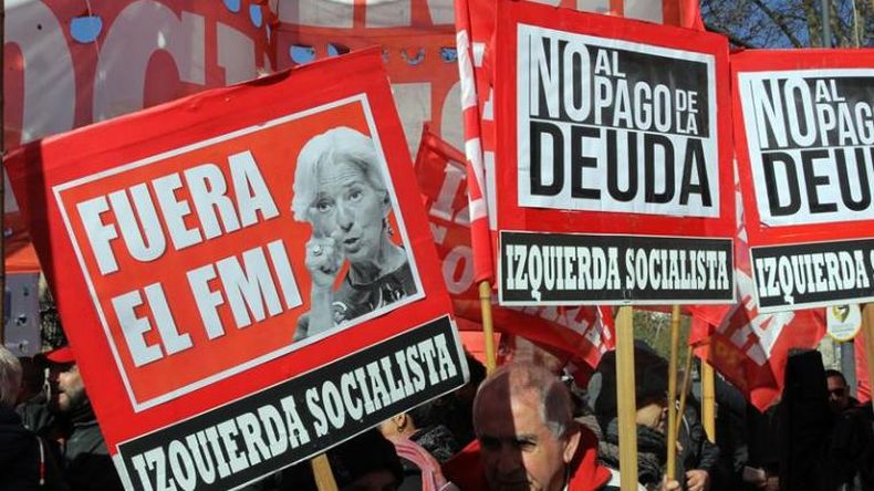 Protestan contra FMI en Buenos Aires durante encuentro del G20