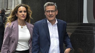 Carolina Ache y Jorge Díaz.