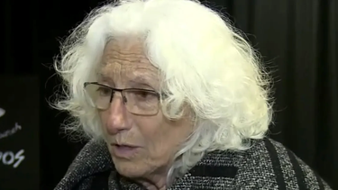 La integrante de Familiares de Uruguayos Detenidos Desaparecidos, Elena Zaffaroni.