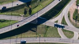 Tránsito en puente de los accesos.