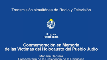 Estamos en la obligación de construir un futuro donde nunca más sucedan estas atrocidades, dijo Cabrera