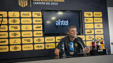 Diego Aguirre, DT de Peñarol.&nbsp;