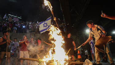 Protesta en Israel.
