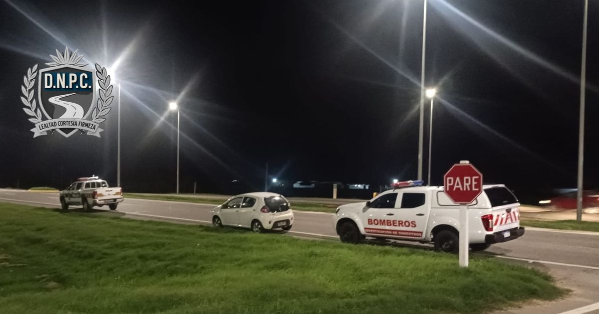 Motociclista murió calcinado al incendiarse su vehículo tras chocar con una camioneta en Ruta 1