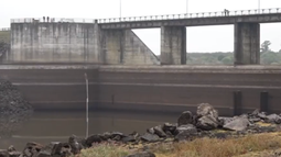 La represa de Paso Severino a principios de julio.