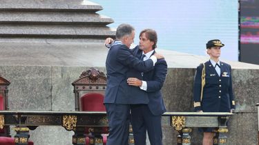 Así fue el traspaso de mando entre Luis Lacalle Pou y Yamandú Orsi