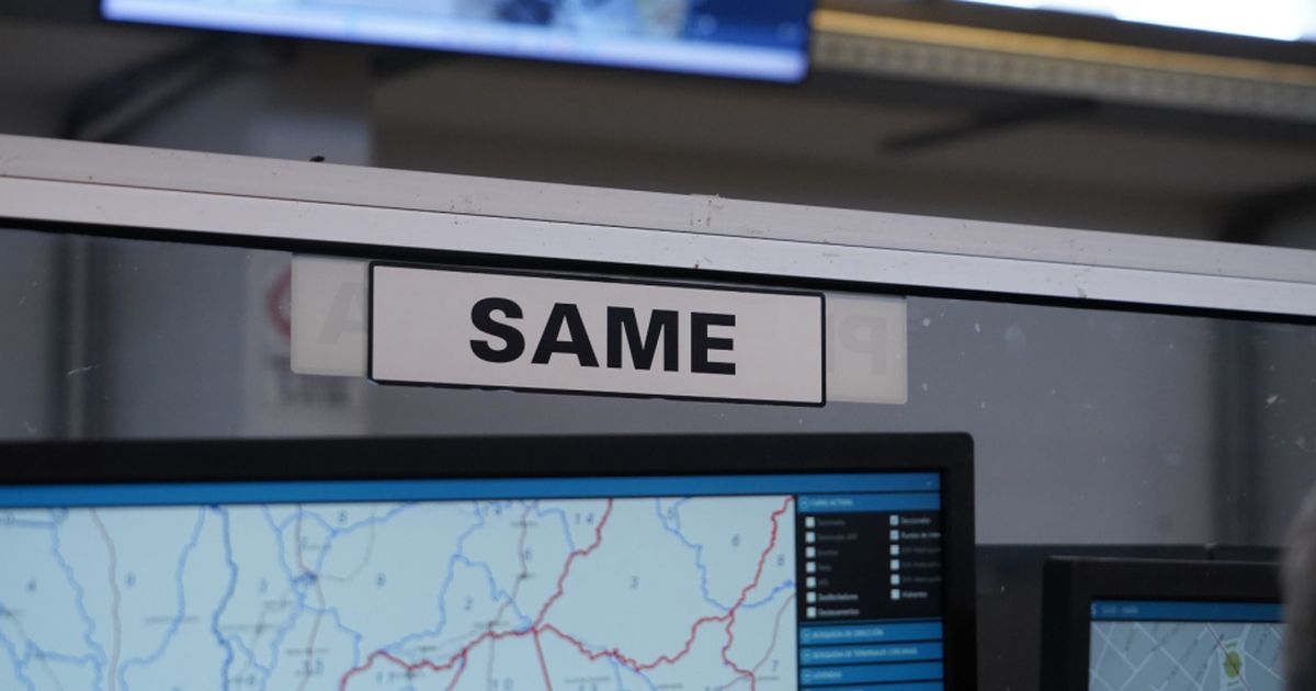 SAME 105 se integró al Centro de Comando Unificado para coordinar emergencias a través del 911