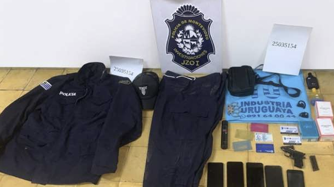 Se hizo pasar por policía para robar una farmacia y fue detenido con un arma requerida