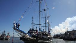 Volvió el Capitán Miranda tras siete meses de viaje de instrucción