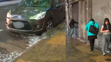 Caño roto y pérdida de agua.