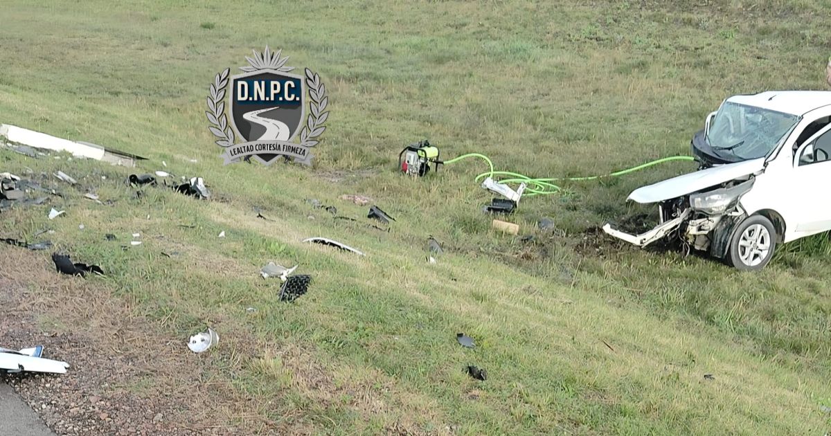Dos mujeres murieron en choque frontal en Ruta 8 cerca de Villa Serrana