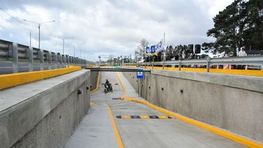 MTOP inauguró pasaje bajo ruta interbalnearia para cruce peatonal y vehicular