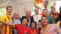 Vázquez colaboró hasta el final con las ollas populares de Progreso