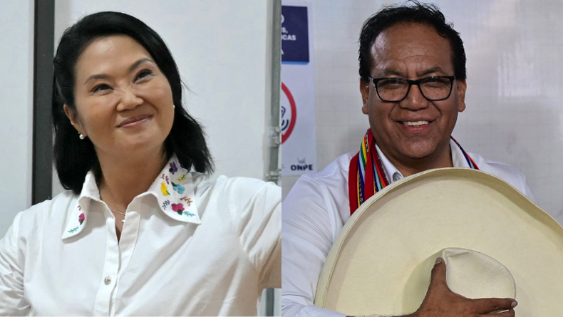 Perú elige presidente entre Keiko Fujimori y Roberto Sánchez tras una década de crisis política