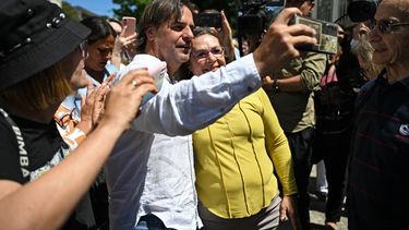Luis Lacalle Pou aseguró que hizo lo que le estaba habilitado, que es defender la ley | AFP