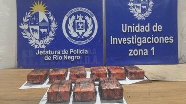 Condenaron a un hombre detenido con más de tres kilos de cocaína en Fray Bentos