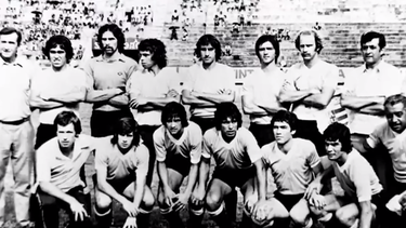 Selección uruguaya que clasificó a los Juegos Olímpicos de Montreal de 1976.