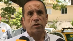 Presidente de la Gremial Única del Taxi, Oscar Dourado.