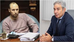 Silva y Sabini se cruzaron tras pintada en fachada educativa.