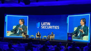 El presidente Luis Lacalle Pou en el Latin Annual Meeting.