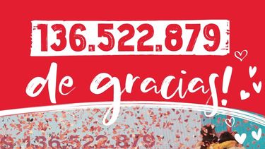 La Teletón superó el objetivo y recaudó $136.522.879