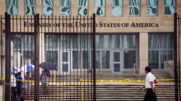 La embajada de Estados Unidos en Cuba.
