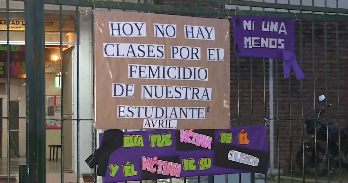 Femicidio de Avril: el liceo donde estudiaba cerró sus puertas y decretó una jornada de duelo