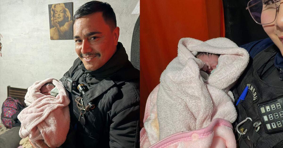 Policías ayudaron a una mujer a dar a luz en su casa en Nuevo Lecocq: madre y bebé están bien